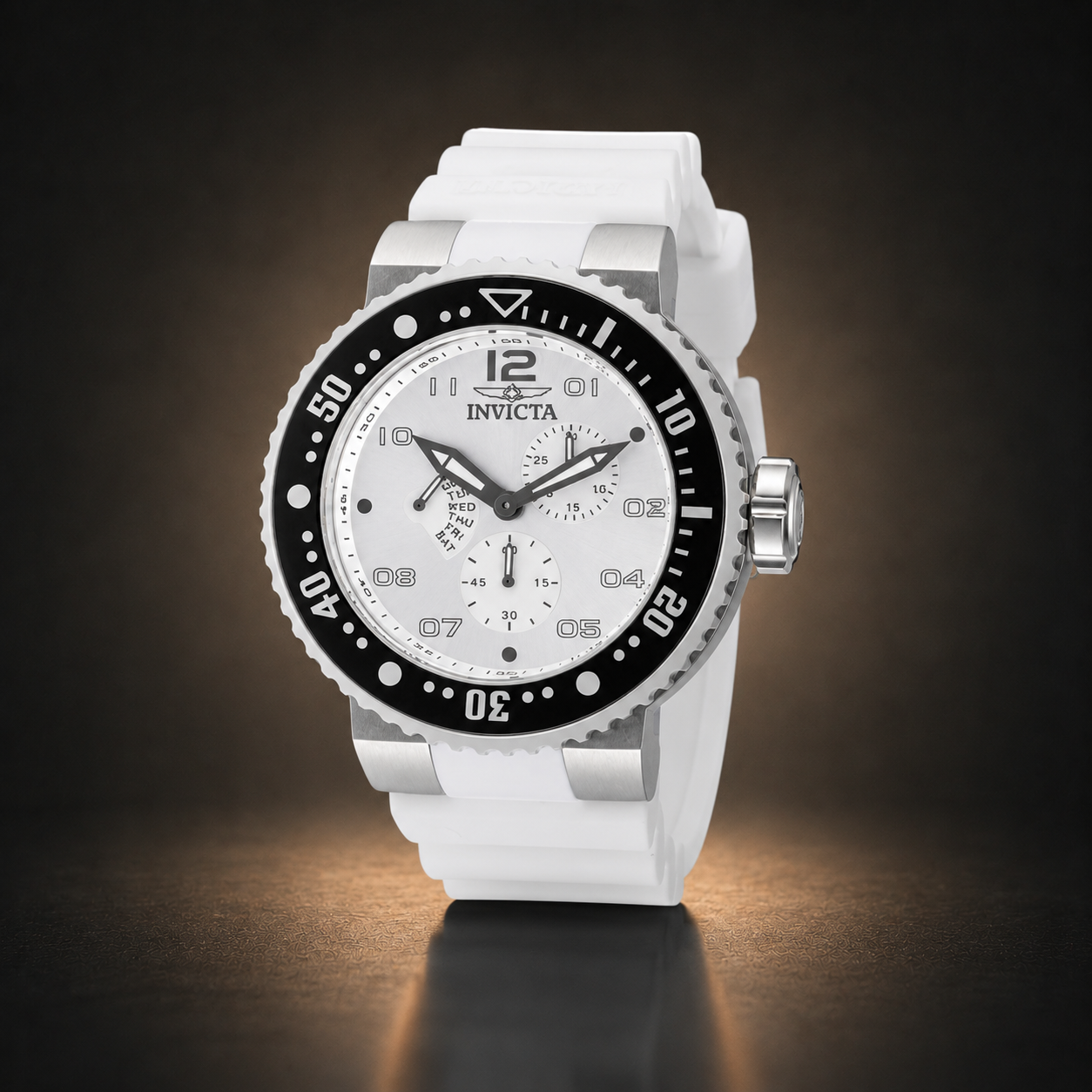 INVICTA PRO DIVER - 52 MM (Blanco/Negro)