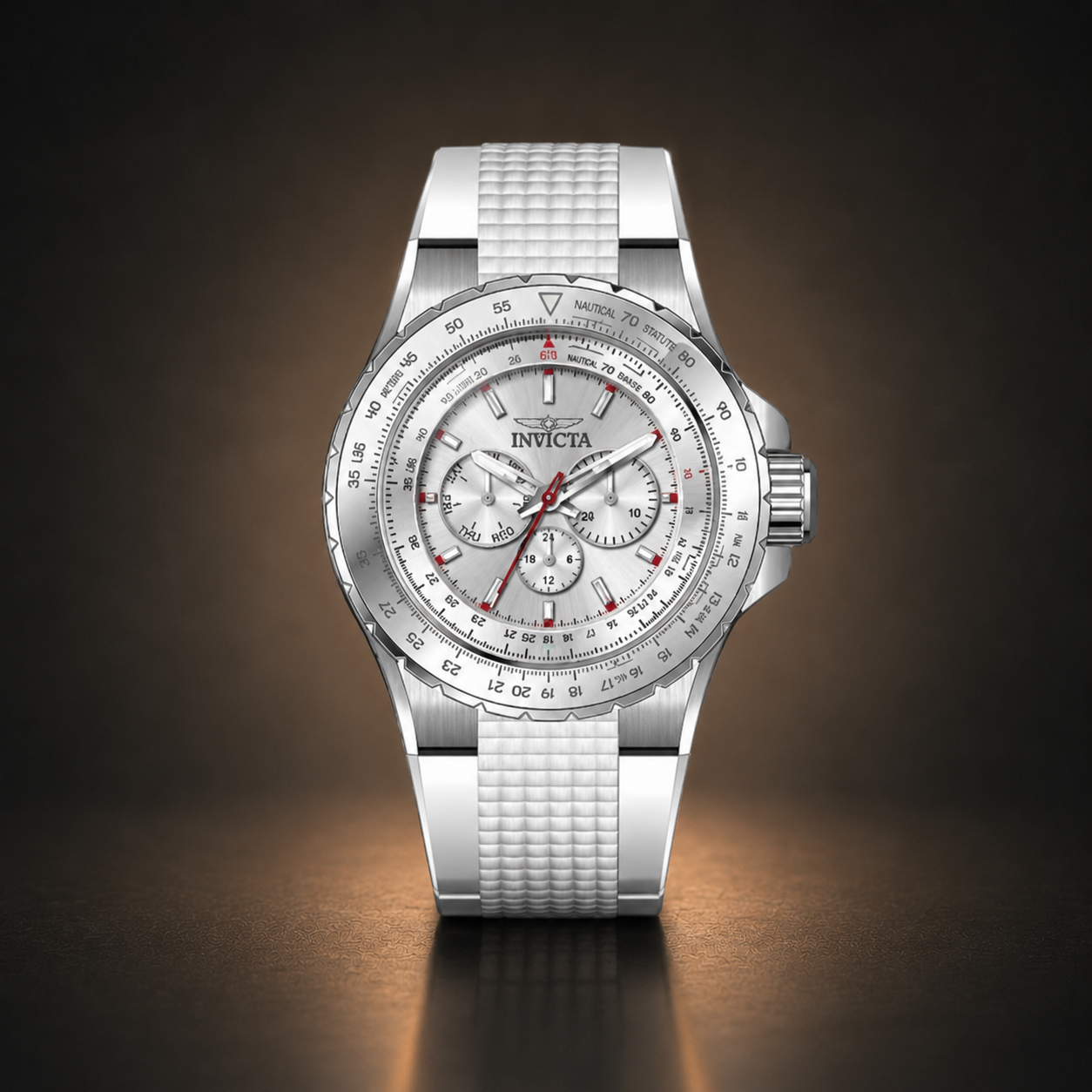 INVICTA AVIATOR - 50.MM (Acero Esfera Negra)