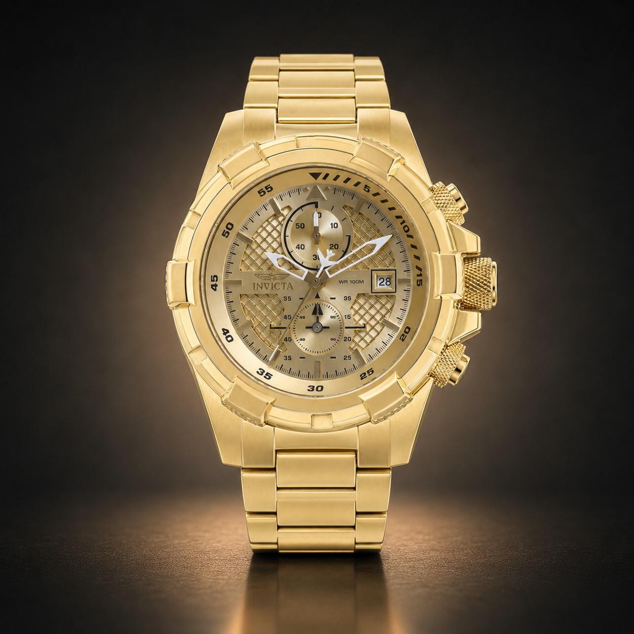 INVICTA AVIATOR - 50.5MM (Correa Silicona Gris)