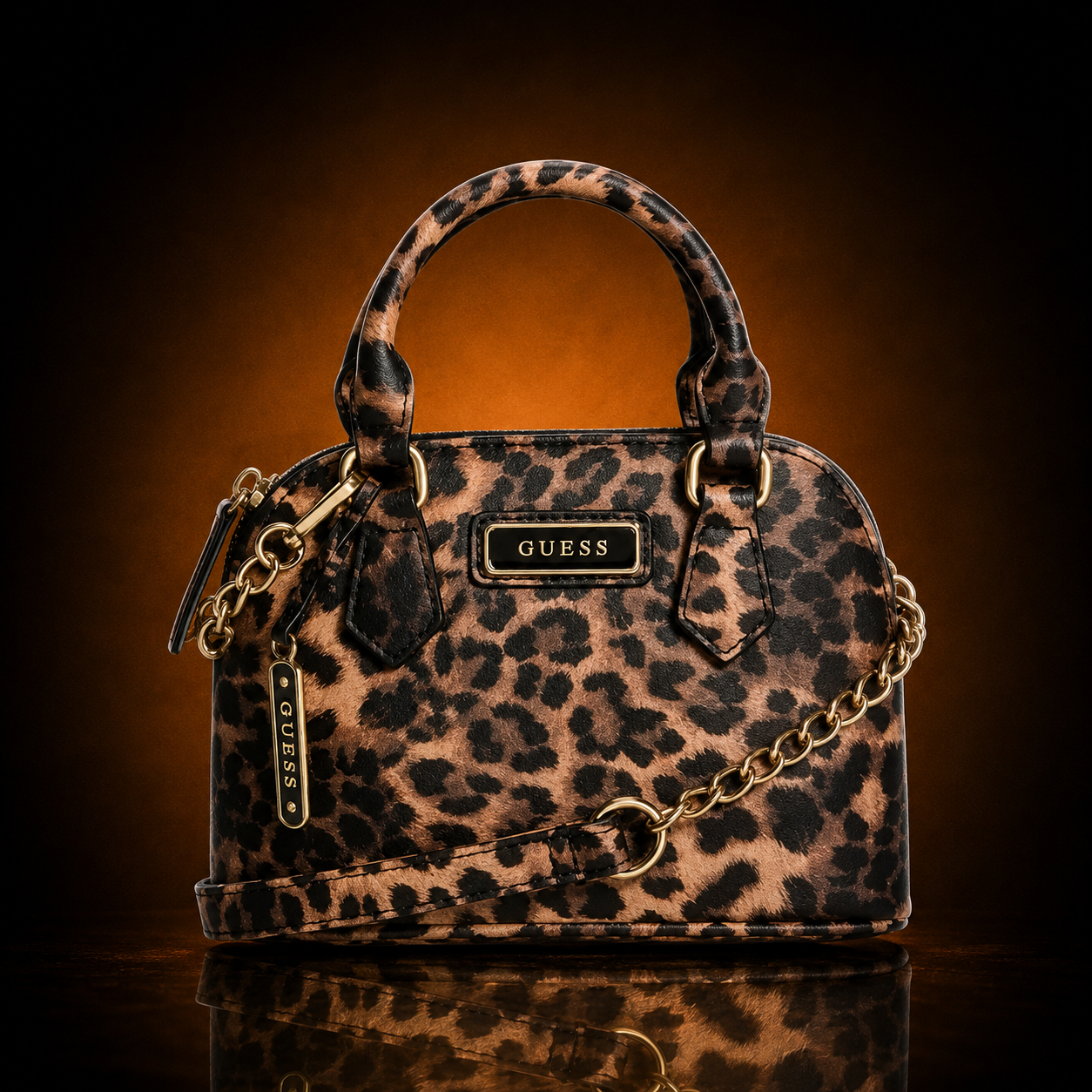 GUESS ANIMAL PRINT - MINI CROSSBODY